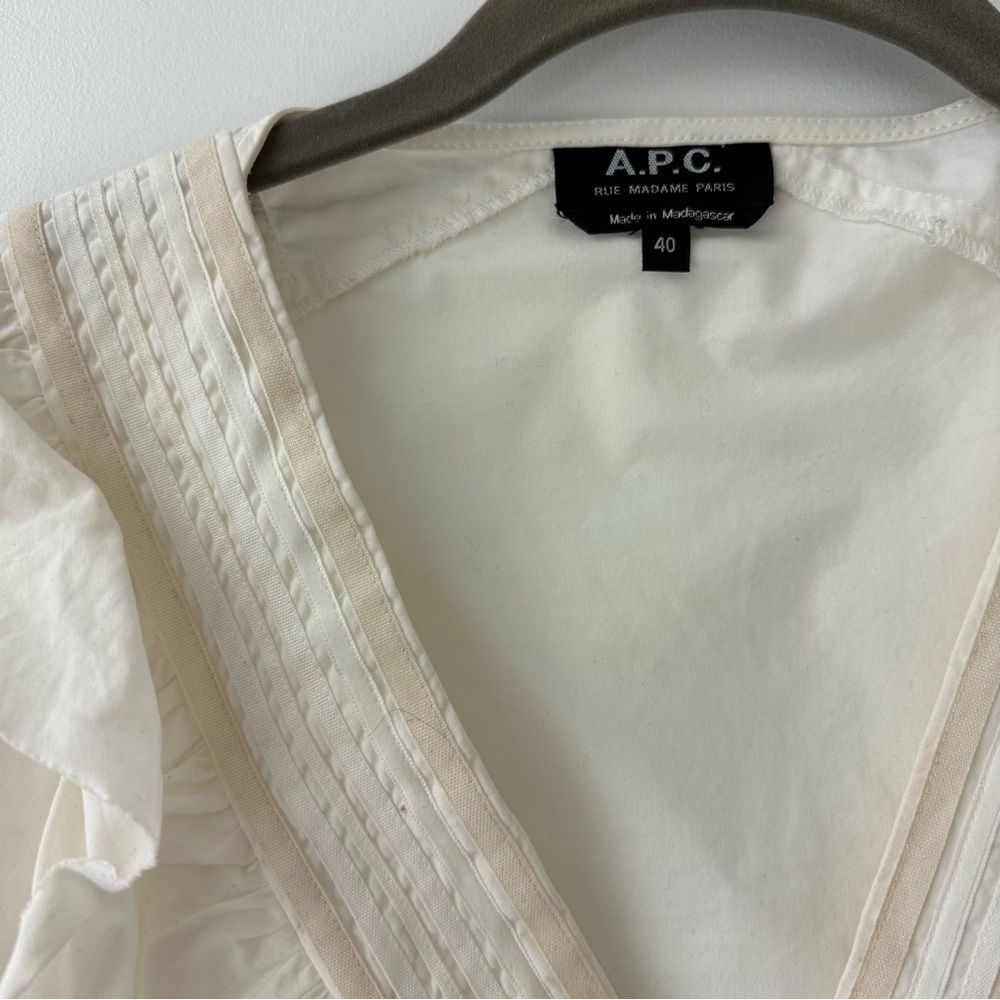 A.P.C. Erwin Ruffled blouse - Picture 4 of 4